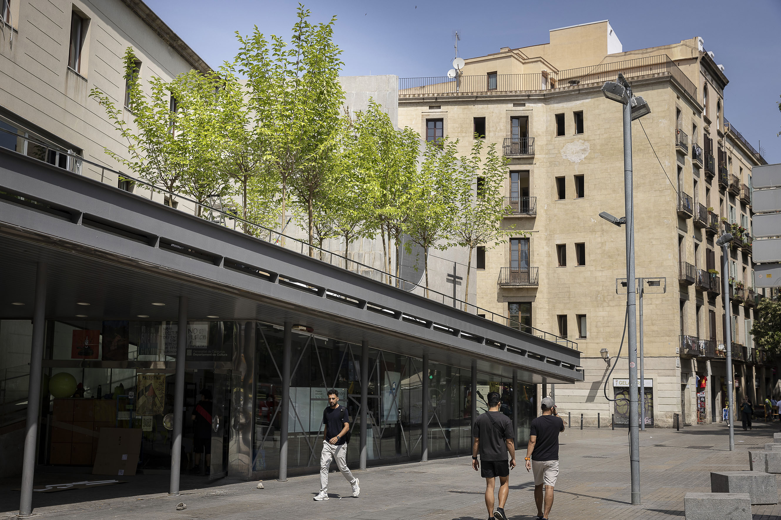 La terrassa del Santa Mònica, refugi climàtic
