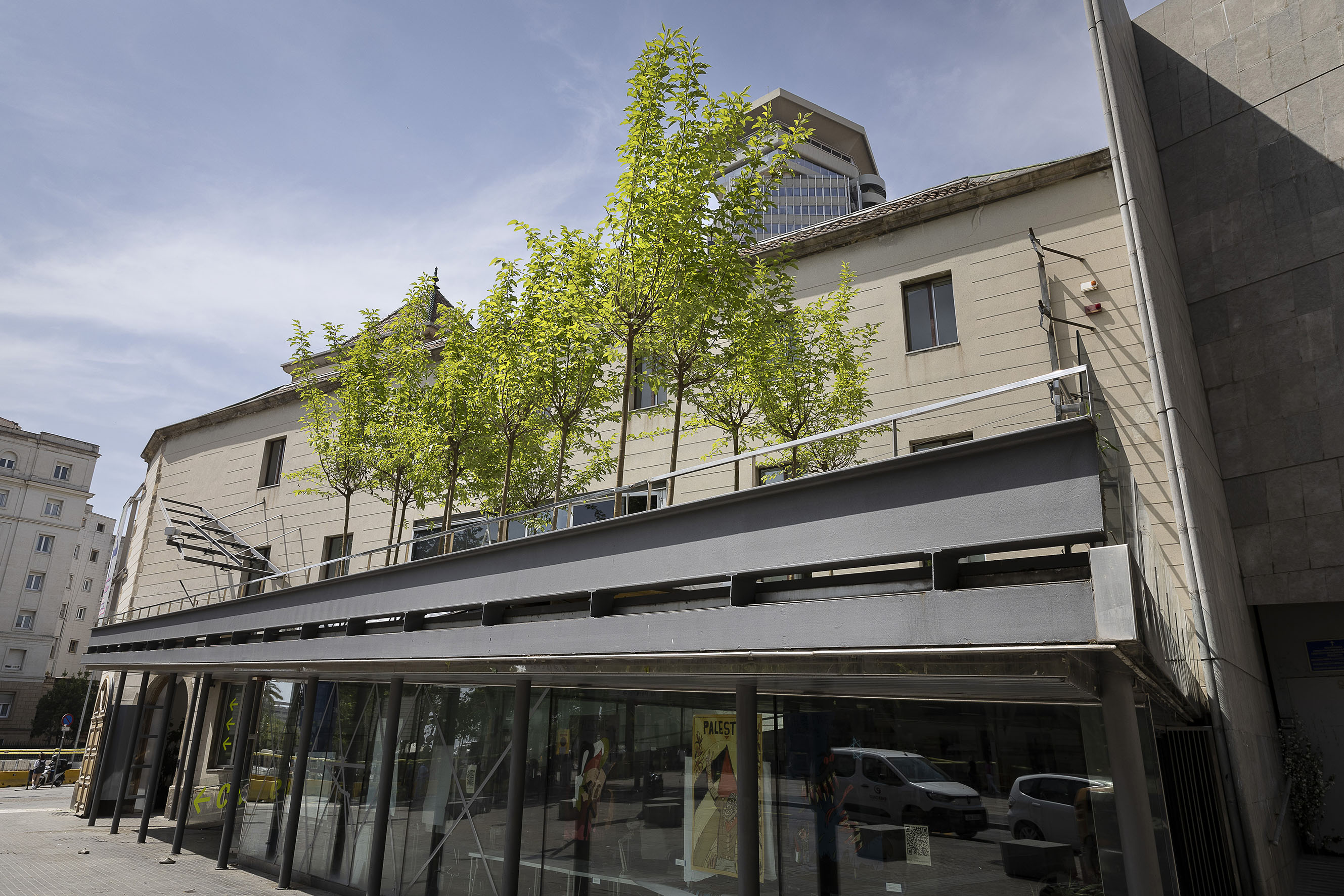 La terrassa del Santa Mònica, refugi climàtic